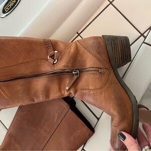 Brown Leather Women's Boots